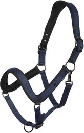 Produktbild von HV Polo Pferdehalfter aus Neopren in Blau für Vollblut