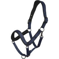 Produktbild von HV Polo Pferdehalfter aus Neopren in Blau für Vollblut