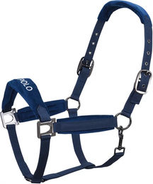 HV Polo Pferdehalfter Luxury aus Nylon in Navy für Warmblut Pferde – Bild 1 von 1