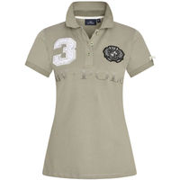Produktbild von HV Polo Poloshirt für Damen in Gold Oil Green und Beige