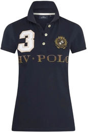 Produktbild von HV Polo Poloshirt für Damen in Gold und Navy Blau