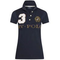 Produktbild von HV Polo Poloshirt für Damen in Gold und Navy Blau