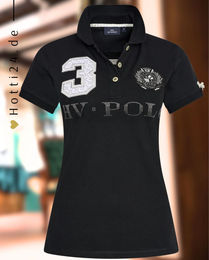 Produktbild von HV Polo Poloshirt für Damen in Silber Schwarz