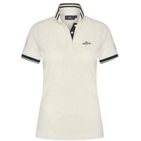 Produktbild von HV Polo Poloshirt HVP4-Ever Ivory für Damen aus Baumwolle in Beige und Weiß