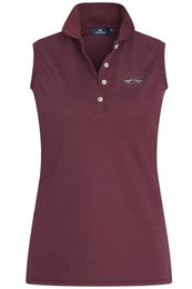 Produktbild von HV Polo Poloshirt HVPClassic ärmellos aus Baumwolle Dark Berry