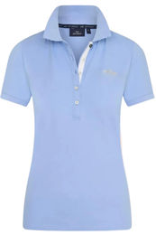 Produktbild von HV Polo Poloshirt Lena für Damen in Blau aus Baumwolle