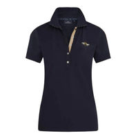 Produktbild von HV Polo Poloshirt Lena für Damen in Navy Blau aus Baumwolle