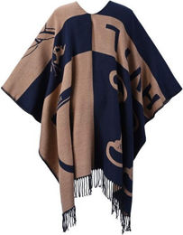 HV Polo Poncho Nanda Blau aus Polyamid Viskose und Polyester – Bild 1 von 2