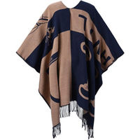 Produktbild von HV Polo Poncho Nanda Blau aus Polyamid Viskose und Polyester