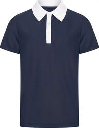 Produktbild von HV Polo Reit-Poloshirt für Kinder in Blau Größe 6 Jahre