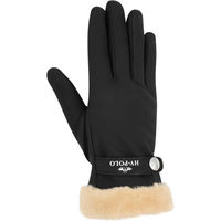 Produktbild von HV Polo Reithandschuhe Damen Winter Fleece Schwarz Größe M