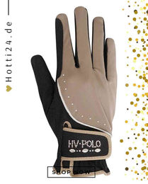 Produktbild von HV POLO Reithandschuhe Wayomi für Damen in Taupe Beige Sommerhandschuhe aus Polyester