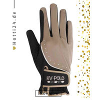 Produktbild von HV POLO Reithandschuhe Wayomi für Damen in Taupe Beige Sommerhandschuhe aus Polyester