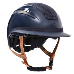 HV Polo Reithelm HVPMagnifica mit MIPS in Schwarz und Blau – Bild 1 von 2