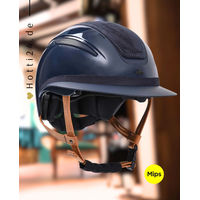 Produktbild von HV Polo Reithelm Magnifica Mips für Damen in Navy Glossy Blau