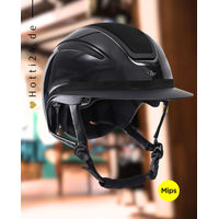 Produktbild von HV Polo Reithelm Magnifica Mips für Damen in Schwarz Glossy