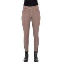 Produktbild von HV Polo Reithose Damen Full Grip Highwaist Winter Braun wasserabweisend