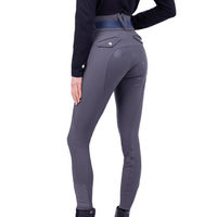 Produktbild von HV Polo Reithose Valeska FullGrip für Damen in Grau Winter