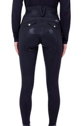Produktbild von HV Polo Reithose Valeska FullGrip Schwarz Winter