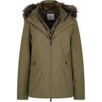 Produktbild von HV Polo Reitjacke für Damen mit Kapuze wasserdicht Winter Grün Größe L
