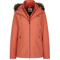 Produktbild von HV Polo Reitjacke für Damen mit Kapuze wasserdicht Winter Schwarz Orange Größe M