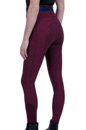 Produktbild von HV Polo Reitleggings Clarissa FullGrip Dark Berry Lila Winter