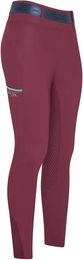 Produktbild von HV Polo Reitleggings Full Grip für Damen in Rot Größe 42 wasserabweisend aus Lycra