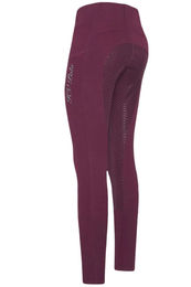 Produktbild von HV Polo Reitleggings HVPLuci FullGrip in Dark Berry Lila mit Silikon Grip