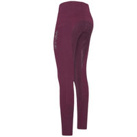 Produktbild von HV Polo Reitleggings HVPLuci FullGrip in Dark Berry Lila mit Silikon Grip