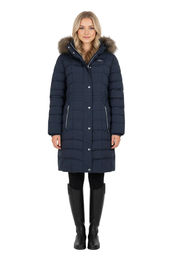 Produktbild von HV Polo Reitmantel Angelique für Damen in Navy Blau Wintermantel