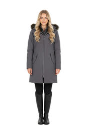 Produktbild von HV Polo Reitmantel für Damen Winter wasserabweisend Zinc Grey
