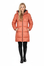 Produktbild von HV Polo Reitmantel HVP Claire für Damen Ginger Orange wasserabweisend Wintermantel
