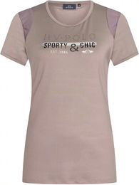 Produktbild von HV Polo Reitshirt Ariel für Damen in Braun und Beige Größe XS