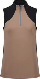Produktbild von HV Polo Reitshirt ärmellos für Damen in Braun und Beige Größe S