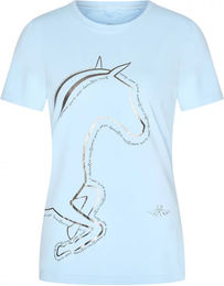 Produktbild von HV Polo Reitshirt Damen Flora Blau Größe M