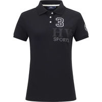 Produktbild von HV Polo Reitshirt Damen Schwarz Baumwolle XL