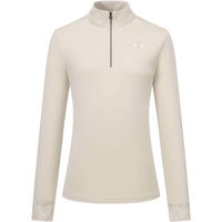 Produktbild von HV Polo Reitshirt Damen Technisches Longsleeve-Polo Beige Größe M