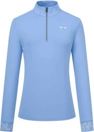 Produktbild von HV Polo Reitshirt Damen Technisches Longsleeve-Polo Blau Größe L