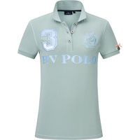 Produktbild von HV Polo Reitshirt Favouritas EQ für Damen in Türkis aus Baumwolle Größe M