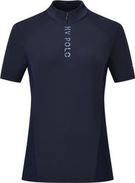 Produktbild von HV Polo Reitshirt für Damen in Blau Größe XL aus Polyester