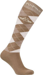 Produktbild von HV Polo Reitsocken Argyle für Damen aus Baumwolle Beige Größe 39-42