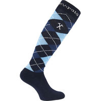 Produktbild von HV Polo Reitsocken Argyle gepolstert für Damen aus Baumwolle Blau Größe 39-42