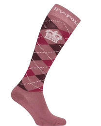 Produktbild von HV Polo Reitsocken Argyle Mauve für Damen