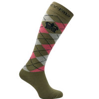 Produktbild von HV Polo Reitsocken Argyle Oil Green Unisex