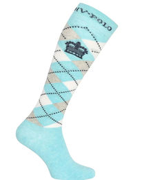 Produktbild von HV Polo Reitsocken Argyle Tiffany Türkis Unisex