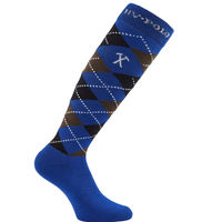 Produktbild von HV Polo Reitsocken Argyle Unisex Blau Weiß