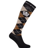Produktbild von HV Polo Reitsocken Argyle Unisex Navy Camel Heather