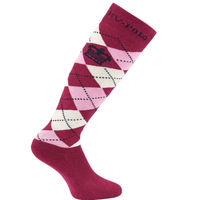 Produktbild von HV Polo Reitsocken Argyle Unisex Pink Navy Blau