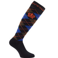 Produktbild von HV Polo Reitsocken Argyle Unisex Schwarz Orange