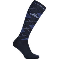 Produktbild von HV Polo Reitsocken Damen Argyle Blau Größe 43/46